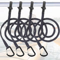 Kayak Paddle Leash Kayak Rod Leash, 3-7 ft Stretchable Strap Lanyard Rope for SUP,Kayak Fishing Accessories for Kayak and Paddles