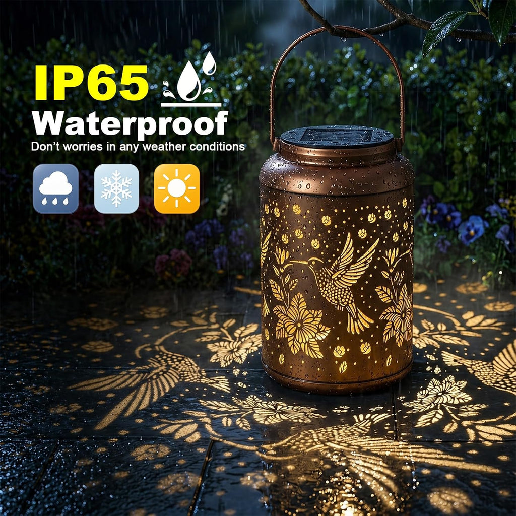 Cawalap Birthday Day Gifts for Women, Solar Lanterns Outdoor Waterproof