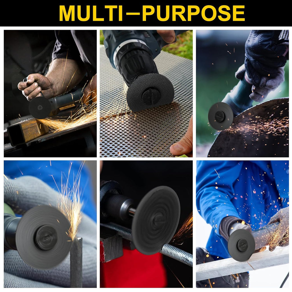24Pcs 2 Inch Die Grinder Cut Off Wheel, 1/4" Arbor Accessories 3/8" Hole