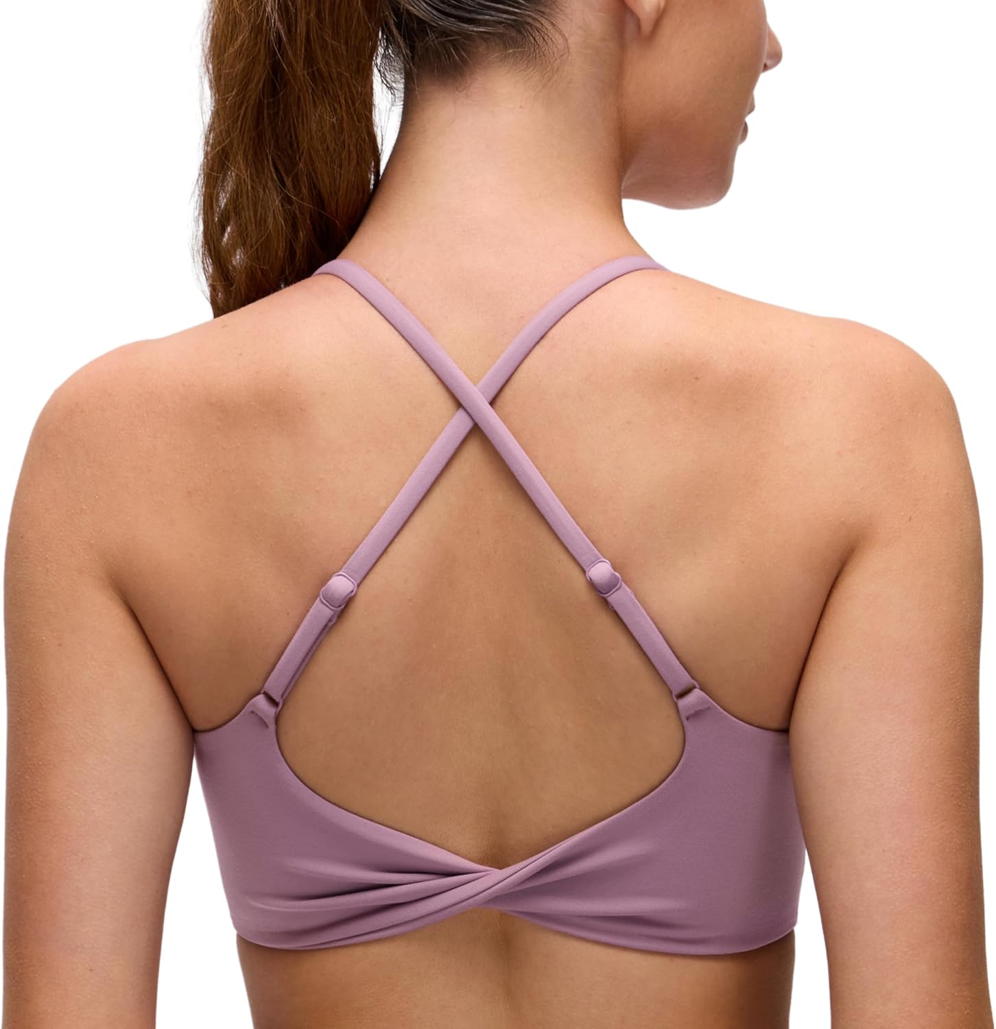 CRZ YOGA Butterluxe Twist Back Sports Bras
