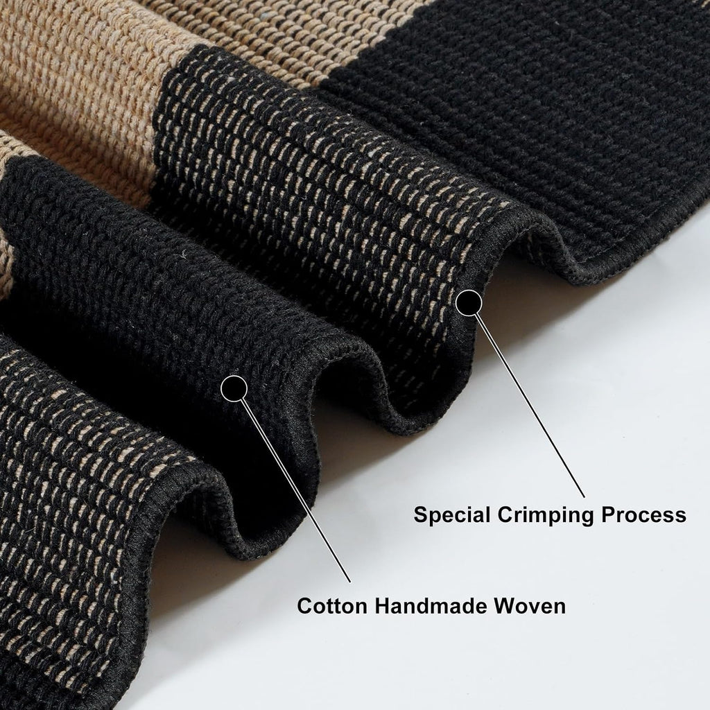 Fall Front Door Mat 24"x51" Buffalo Plaid Checkered Outdoor Rug