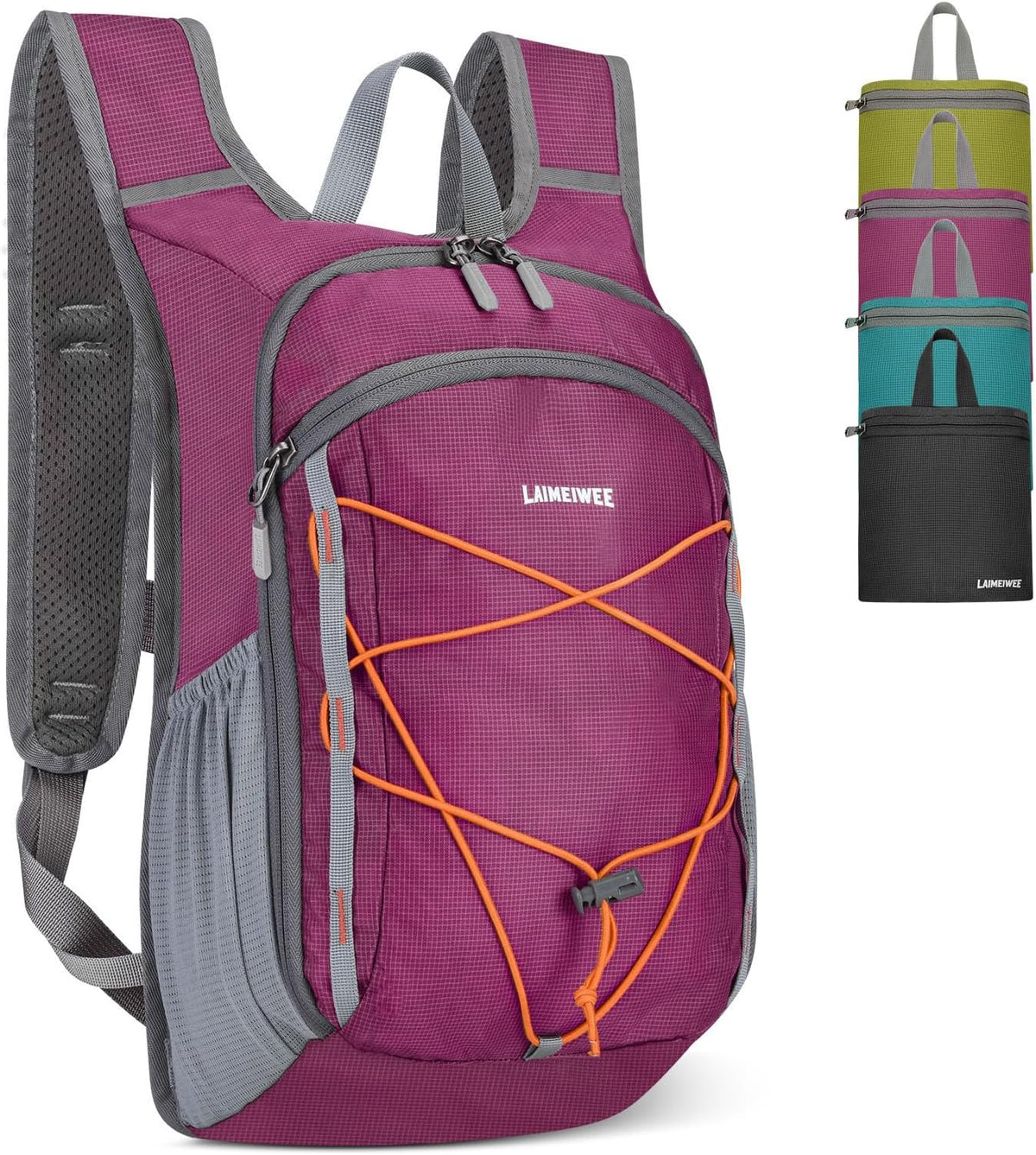 Small Hiking Backpack 13L Lightweight Foldable Travel Daypack for Men Women