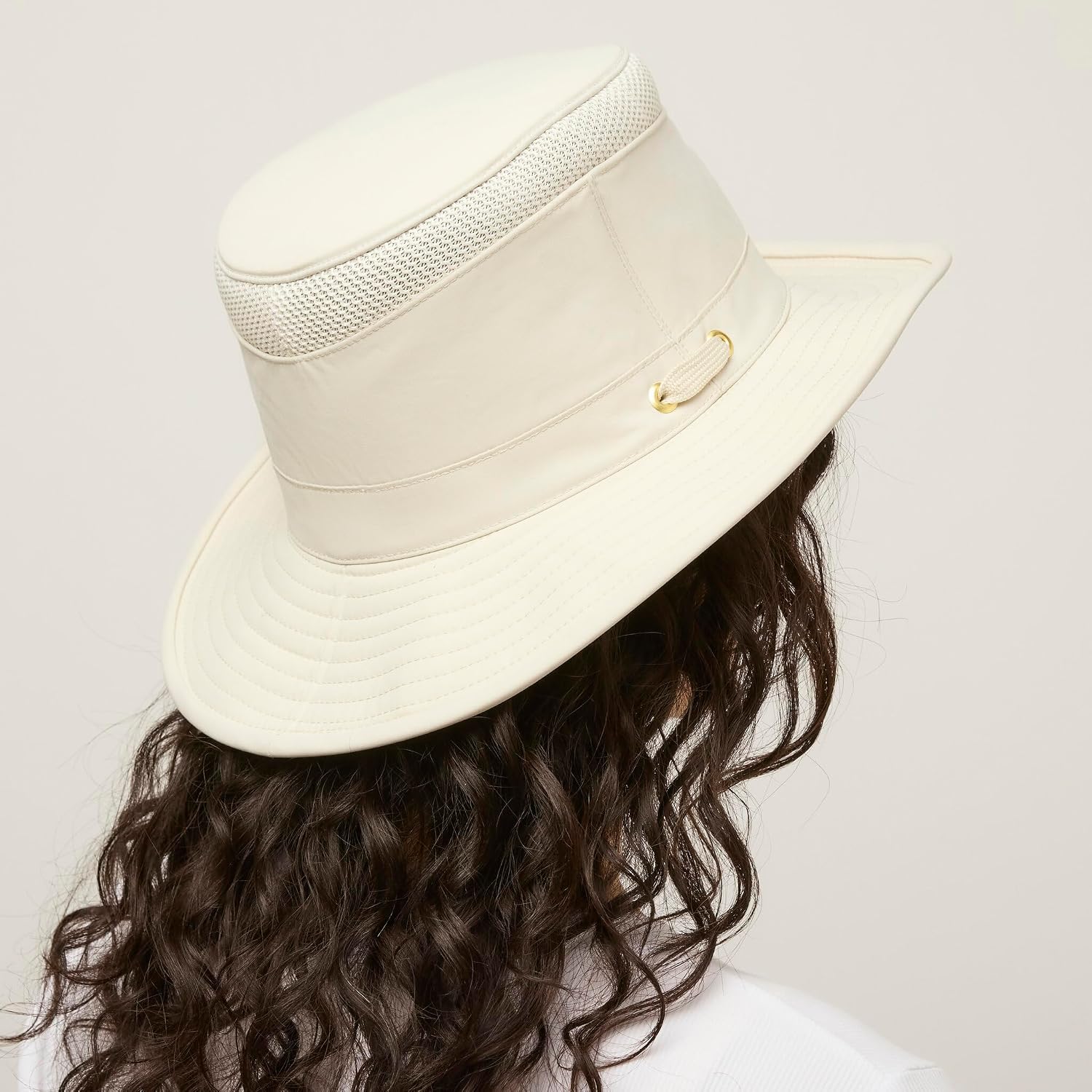 Tilley Womens Ltm5 Airflo Medium Brim Recycled Sun Hat, Olive, 7.75 US