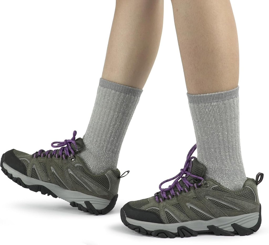 BomKinta Wool Hiking Socks Women Merino Thick Warm Thermal Boot Sock 5-11