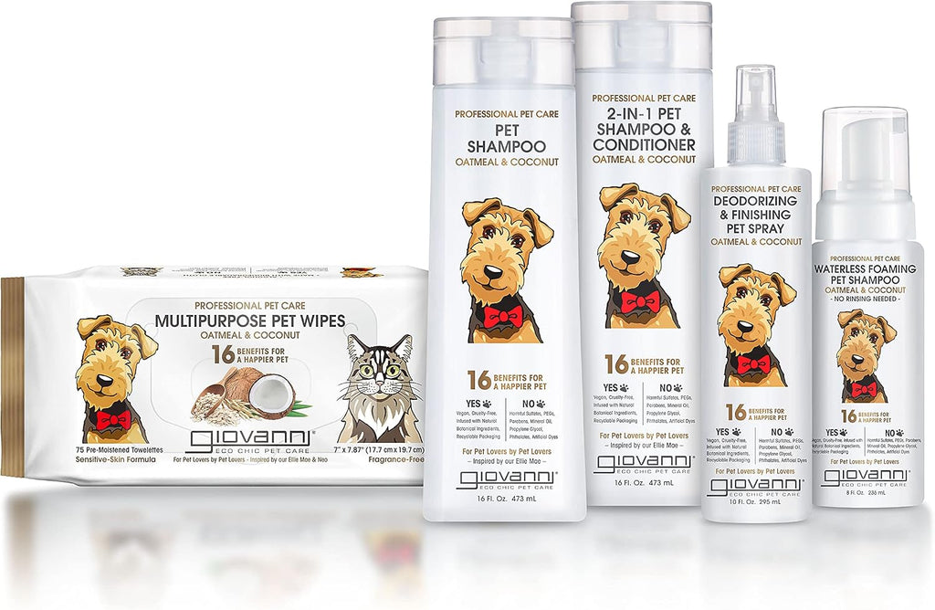 GIOVANNI Professional Pet Deodorizing & Finishing Pet Spray, Silkens, 10 oz