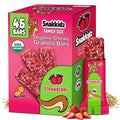 Snakkidz Organic Granola Bars, Strawberry, Seed oil free, 45 Bars