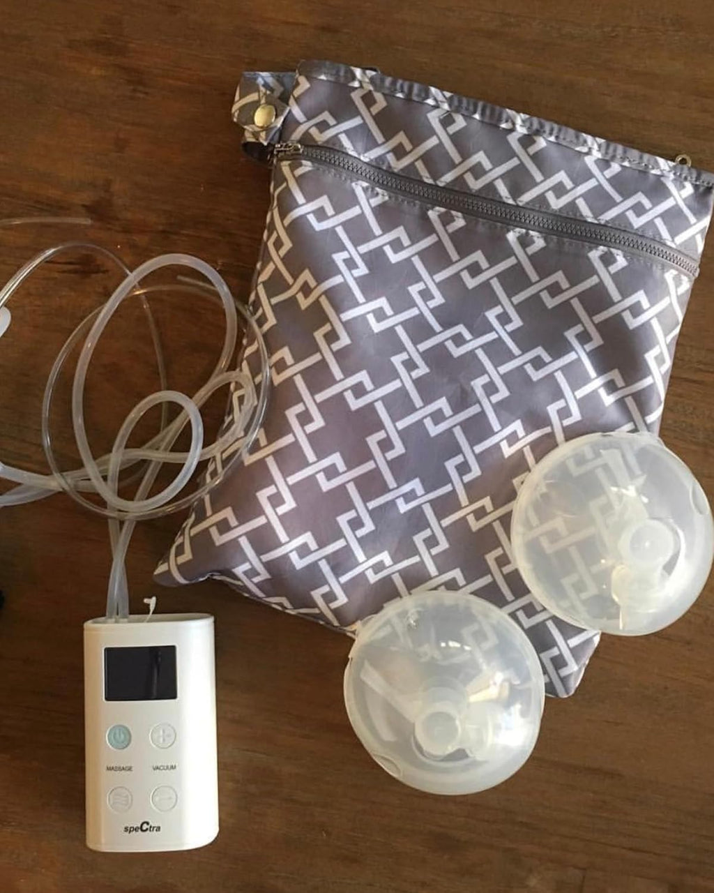 Sarah Wells Pumparoo Wet/Dry Bag with Staging Mat (Gray)