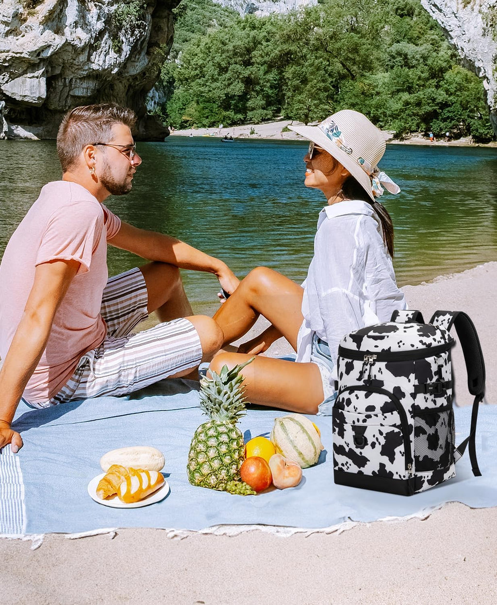 Cooler Backpack, Soft Leak Proof Backpack Coolers for Men Women
