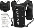 Runlight Running Vest for Women Men Lightweight Hydration Backpack Pack with 1.5L Water Bladder Bag Hydro Daypack for Hiking,Trail,Skiing,Camping,Cycling,Race,Marathon