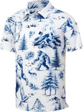 Cozople Golf Polo Shirts for Men Short Sleeve Dry Fit Performance Athletic