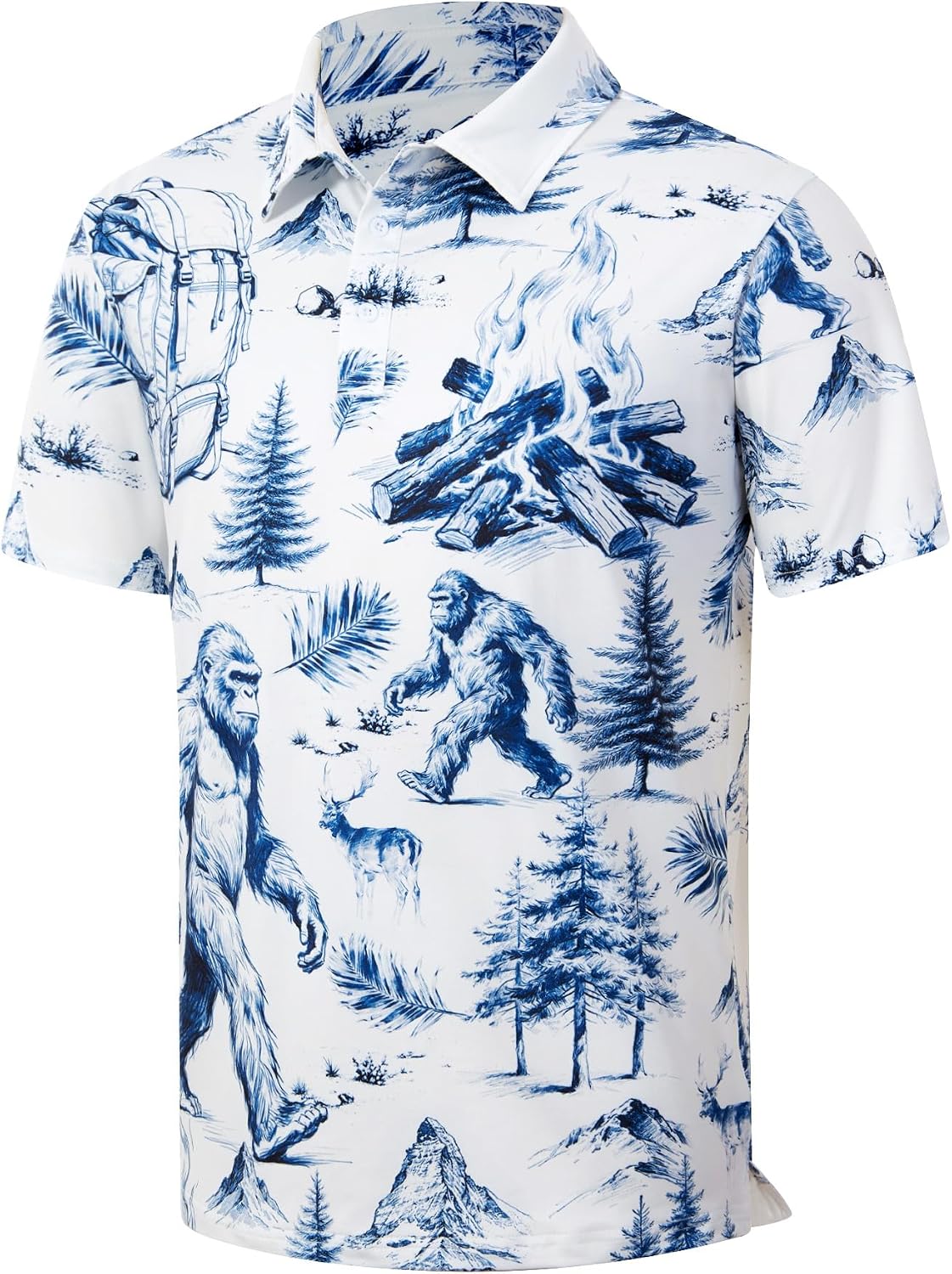 Cozople Golf Polo Shirts for Men Short Sleeve Dry Fit Performance Athletic