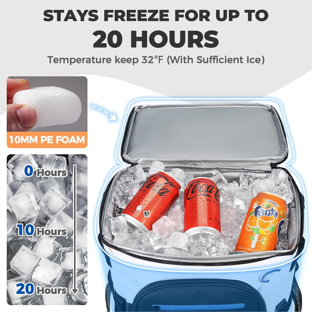 Heytrip Backpack Cooler Insulated Waterproof Leakproof Lunch Bag 36/54 Cans