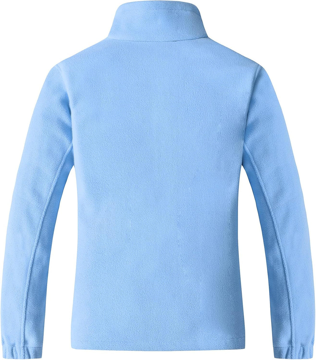 GIMECEN Women's Full Zip Soft Polar Fleece Jacket Outdoor Recreation Coat