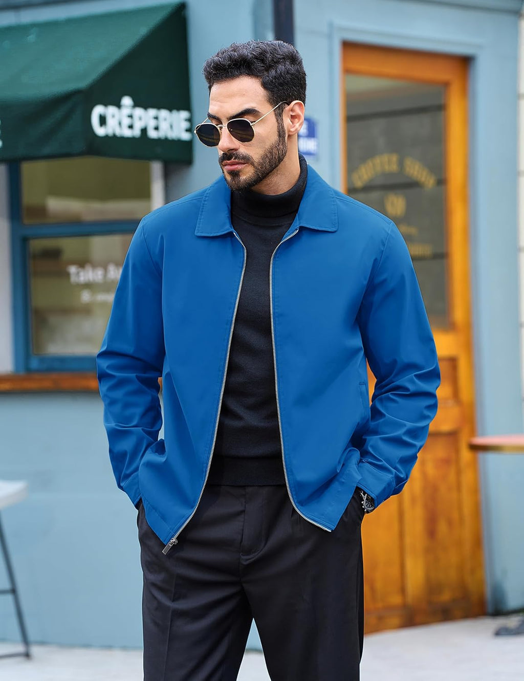 TACVASEN Men's Lightweight Jacket Fall Water-repellent Windbreaker Jackets