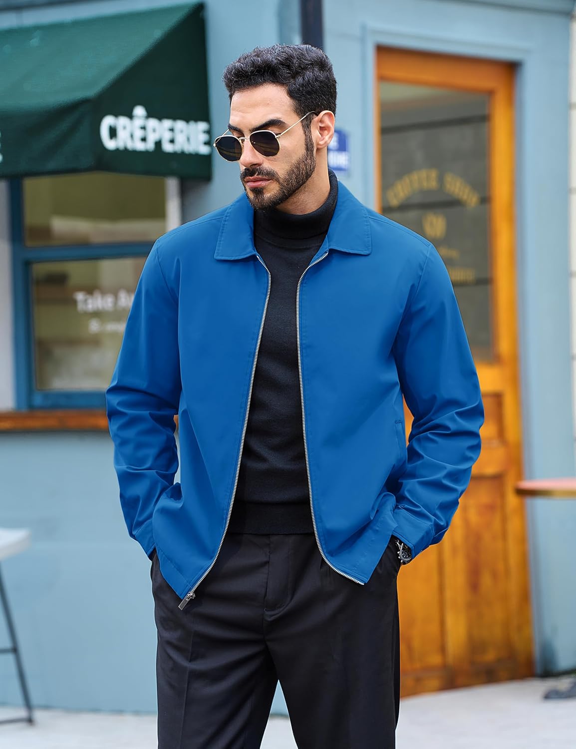 TACVASEN Men's Lightweight Jacket Fall Water-repellent Windbreaker Jackets