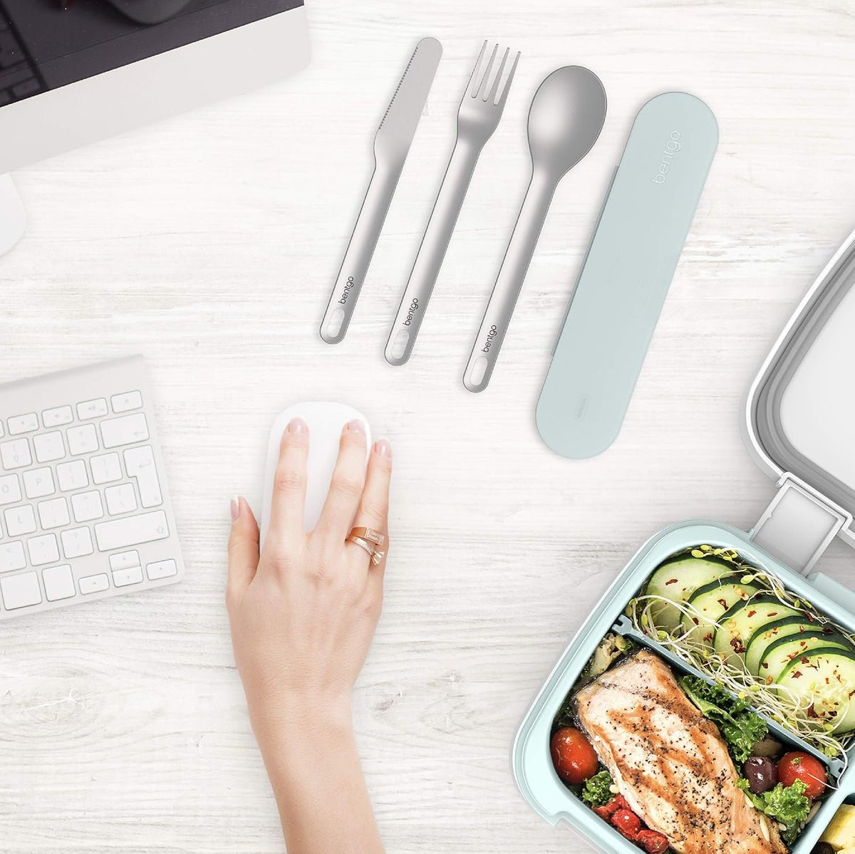 Bentgo Stainless Steel Reusable Travel Utensil Set