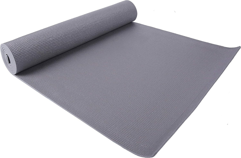 Fitvids All Purpose 1/4-Inch High Density Anti-Tear Exercise Yoga Mat with Carrying Strap with Optional Yoga Blocks, Multiple Colors
