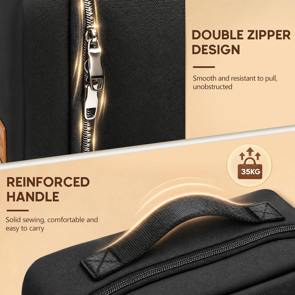 Birthday Gift for Men Dad Husband,Large Toiletry Bag for Men - Black Lining