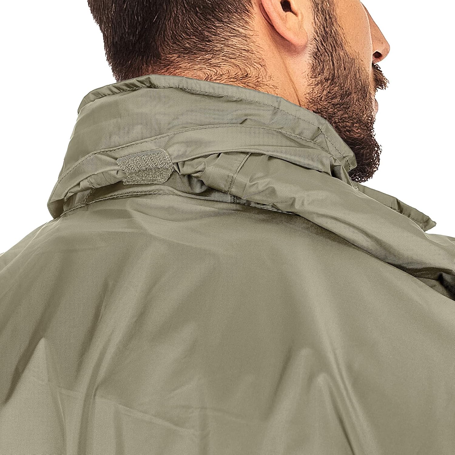 33,000ft Men's Packable Rain Jacket Lightweight Waterproof Golf Raincoat