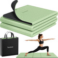 Readaeer Double Color Yoga Mat - 72"x24"x0.24" (6mm),Non-Slip TPE Exercise Mat