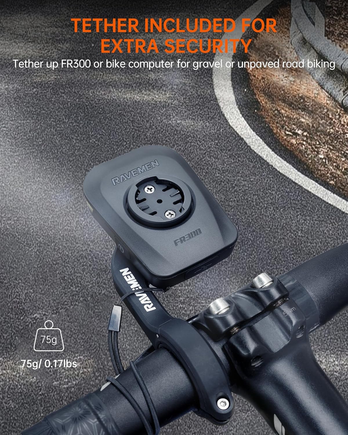 RAVEMEN FR300/ FR160 Compatible with Garmin Bike Computer
