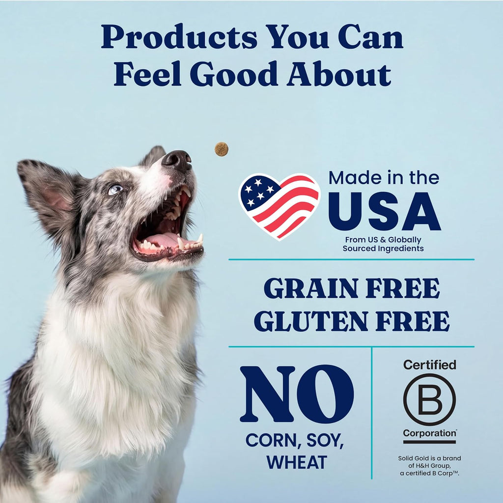 Solid Gold SeaMeal Dog Dental Powder – Plaque & Tartar Control, All Breeds