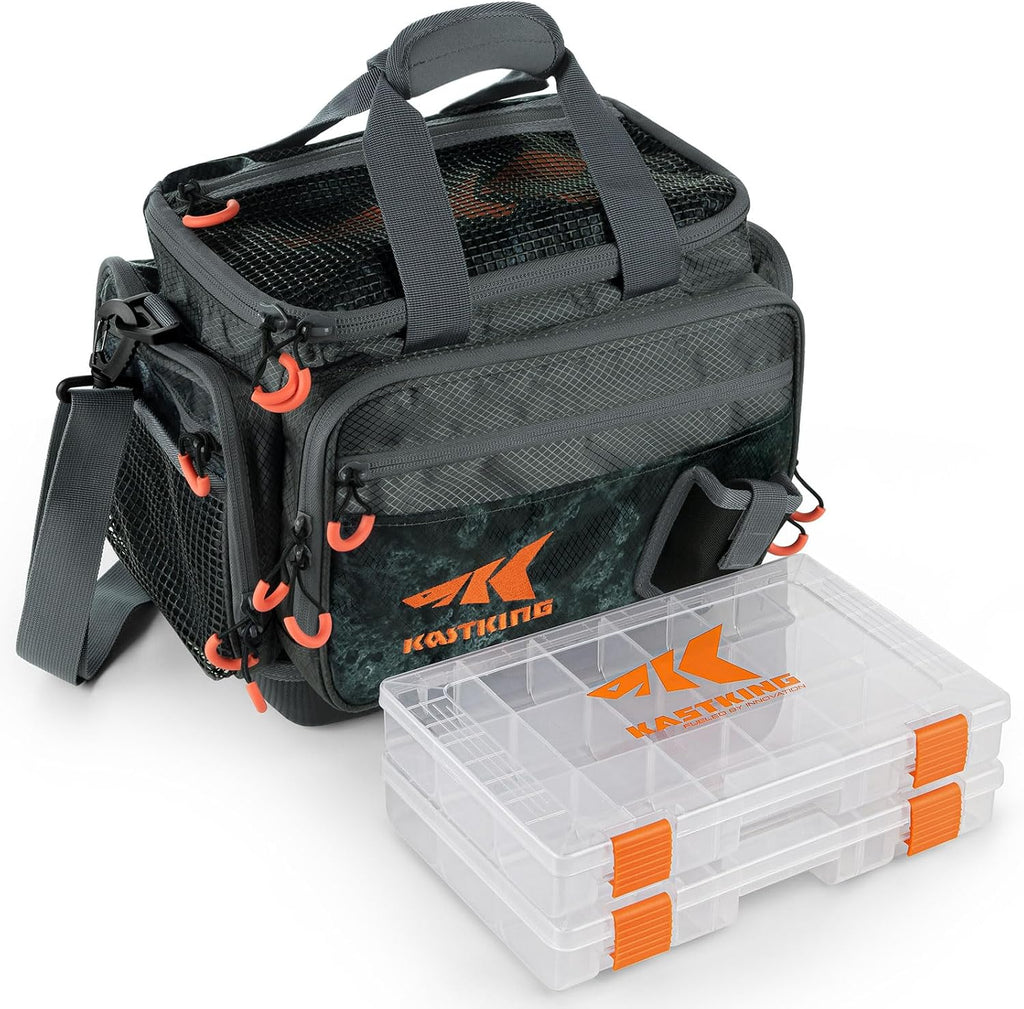 KastKing Bait Boss Tackle Bag, Saltwater Resistant Fishing Bag