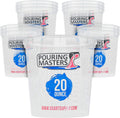 Pouring Masters 20 Ounce (600ml) Graduated Plastic Mixing Cups (Box of 12)