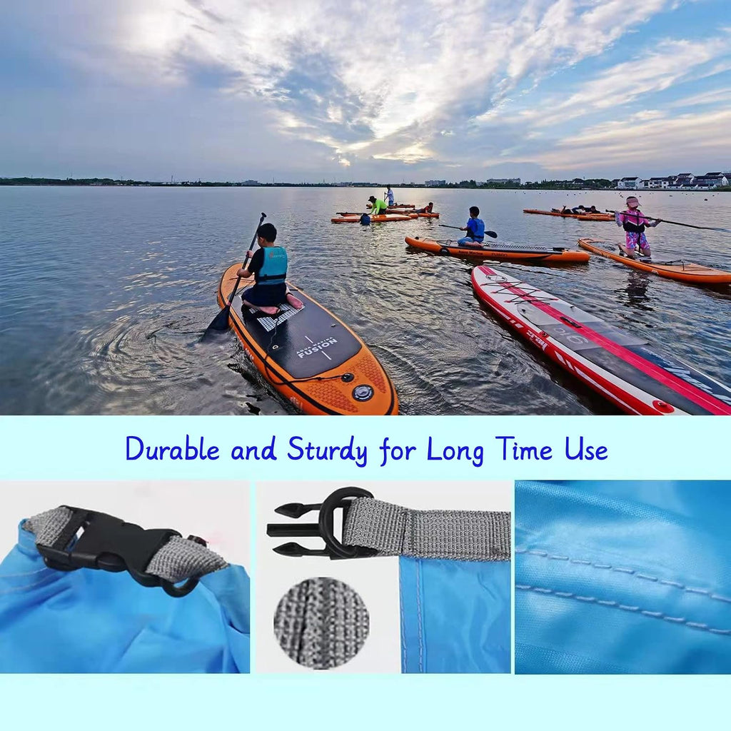 CMCOOPLX 10L/20L/40L/70L Waterproof Dry Bags, Lightweight Canoe Storage for Kayaking Rafting Boating Hiking Camping Travel Fishing Sea Swimming