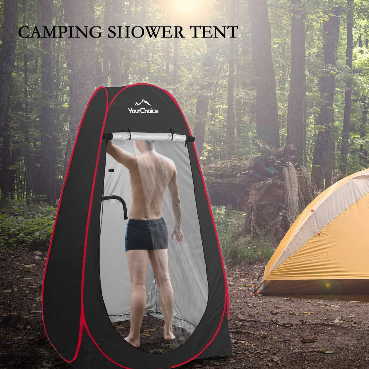 Your Choice Pop Up Shower Tent 47.2" Wx74.8/82.7" H Privacy Changing Tent