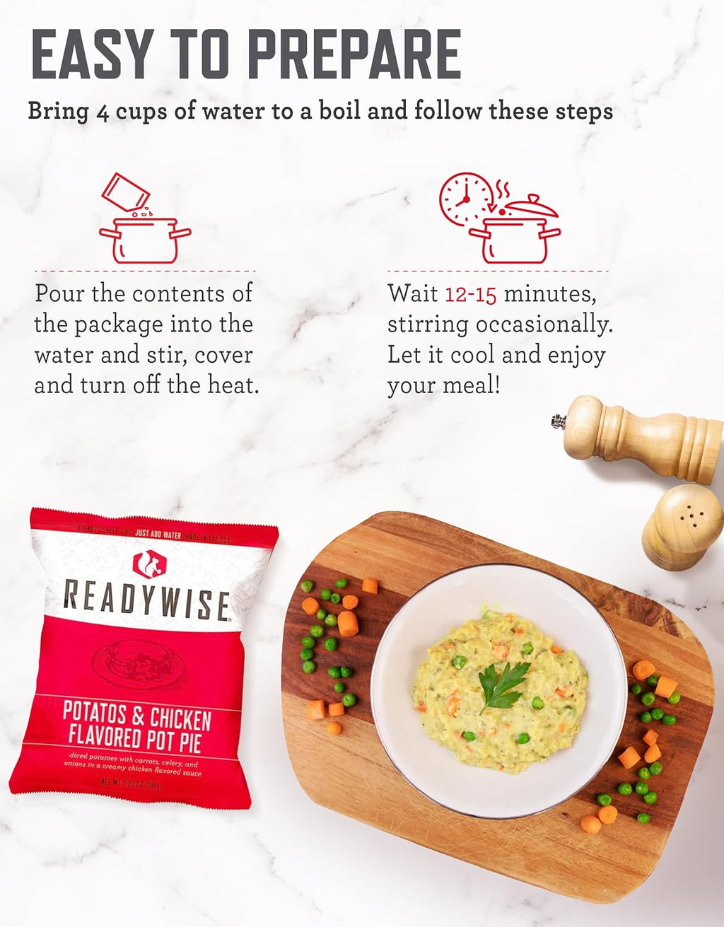 READYWISE Emergency Food Survival Supply 84 Servings, Gluten Free Bucket