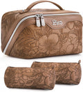 BOYATU Travel Makeup Bags Cosmetic Organizer Bag: 3-Set Make up Bag