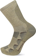 Merrell Men's and Women's MOAB Hiking Midweight Cushion Socks - Unisex Coolmax Moisture Management and Arch Support