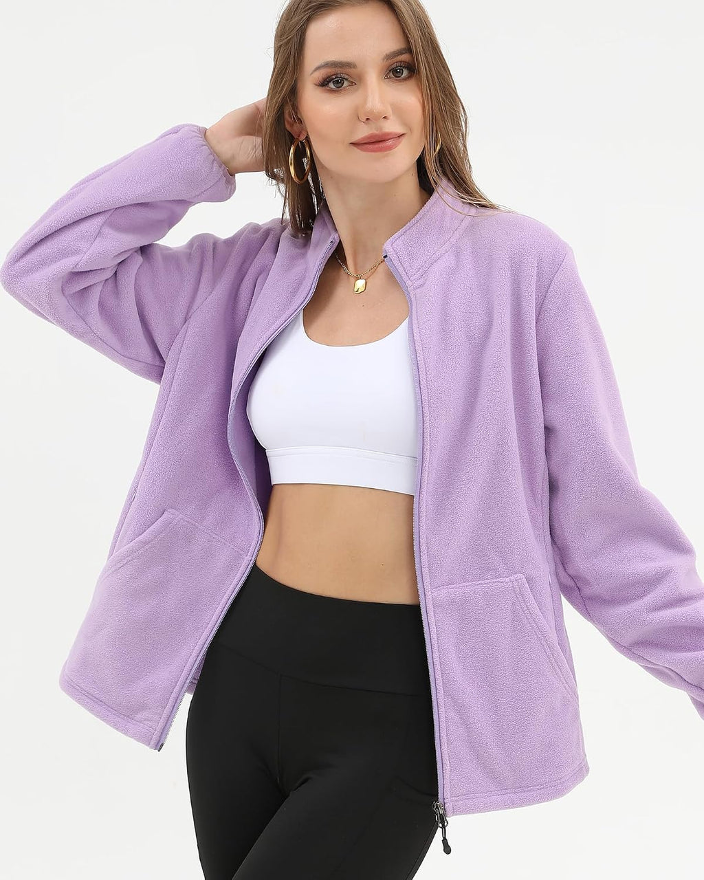 Argstar Women's Fleece Jacket 6 Pockets (XS-2XL)