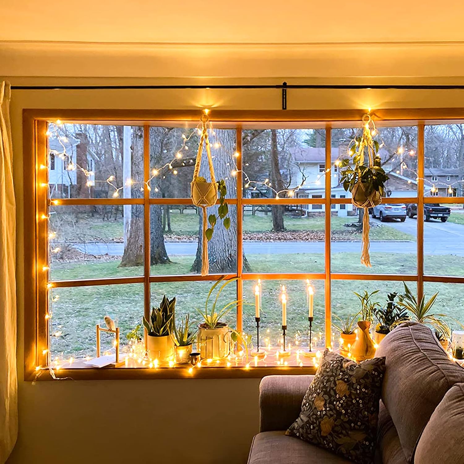 JMEXSUSS 400 LED Christmas Lights Outdoor, Classroom Lights Plug in