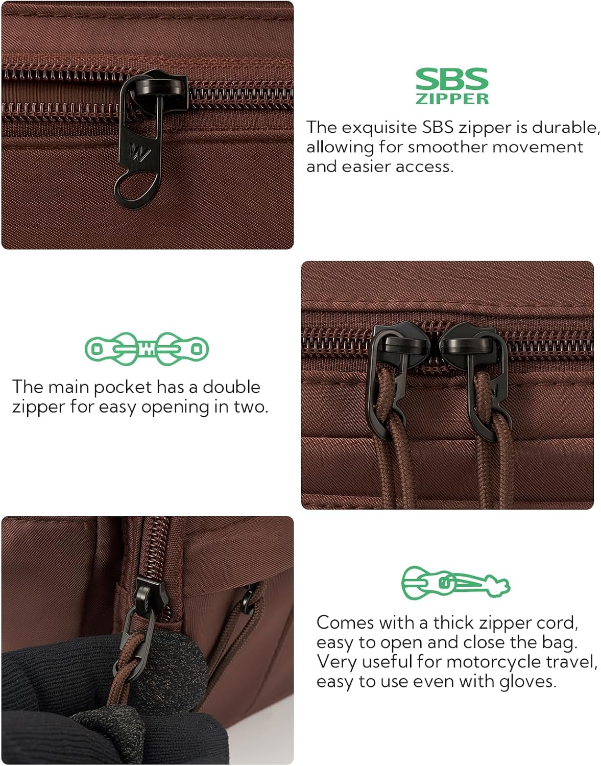 WATERFLY Fanny Pack Waist Bag: 2.5L Large 5 Zipper Pockets for Women Men