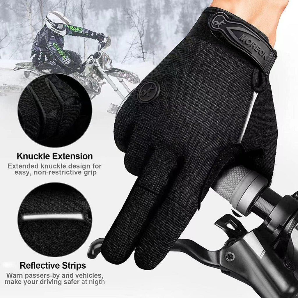 Cycling Gloves Men Women,Touchscreen Full Finger Mountain Bike Gloves