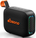 Portable Bluetooth Speaker Line-in Support: IPX5 Waterproof, Black