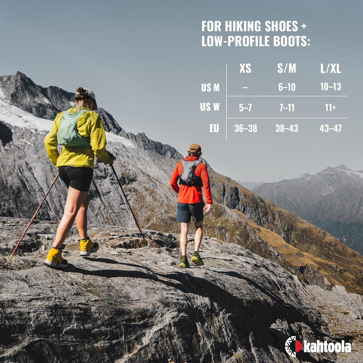 Kahtoola RENAgaiter Low Gaiters for Hiking, Trail Running & Mud