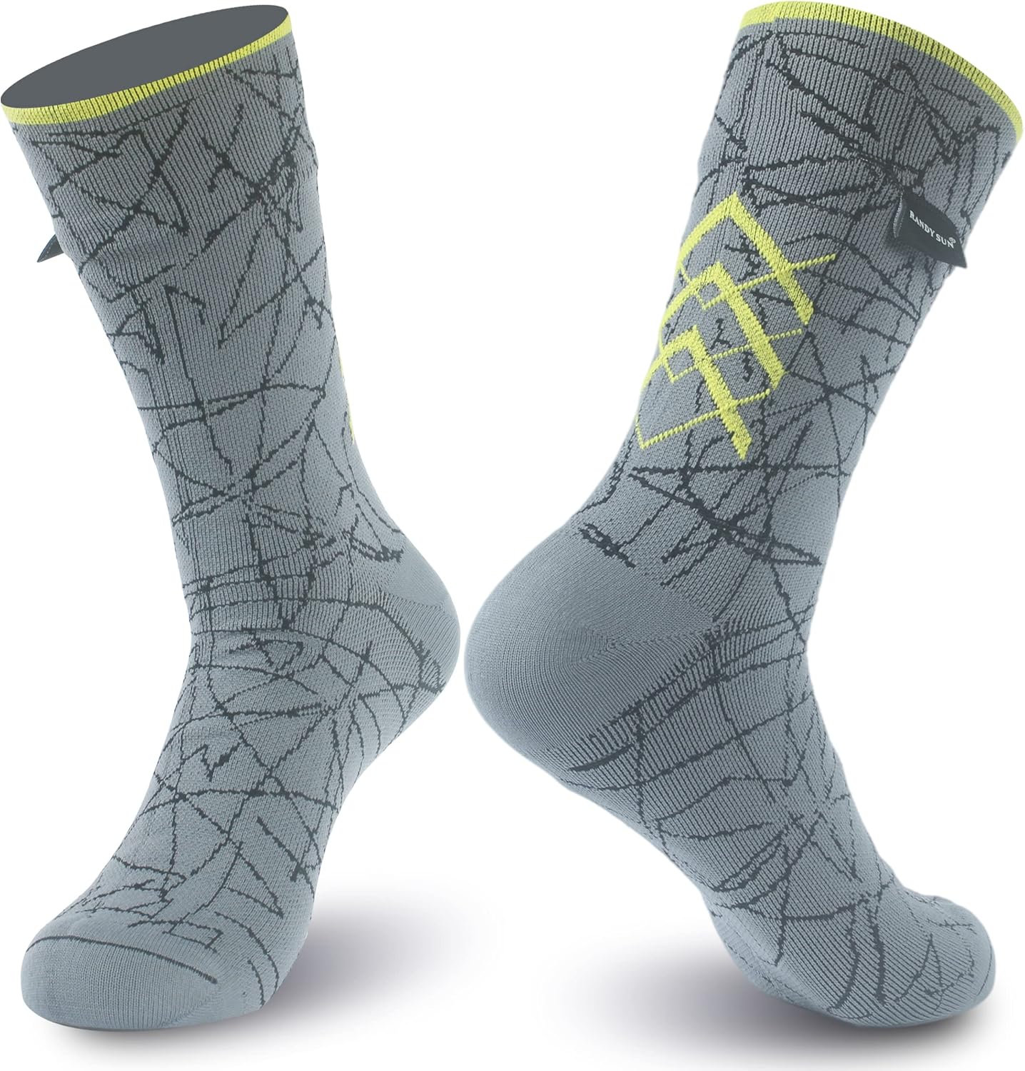 RANDY SUN Waterproof Breathable Socks, [SGS Certified] Unisex Skiing Trekking Hiking Wading Trail Socks