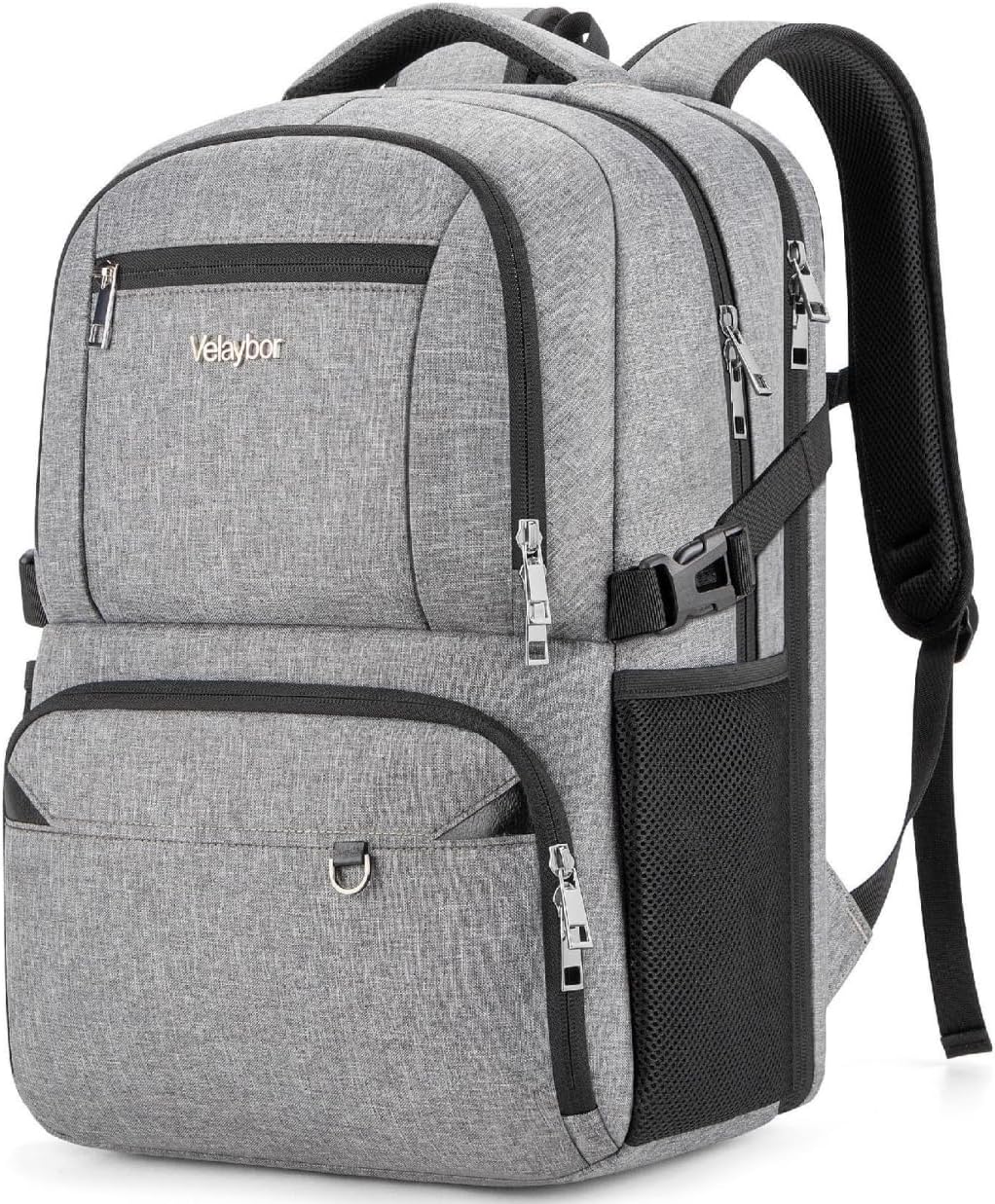Insulated Lunch Backpack Fit 17" Laptop with Cooler Compartment
