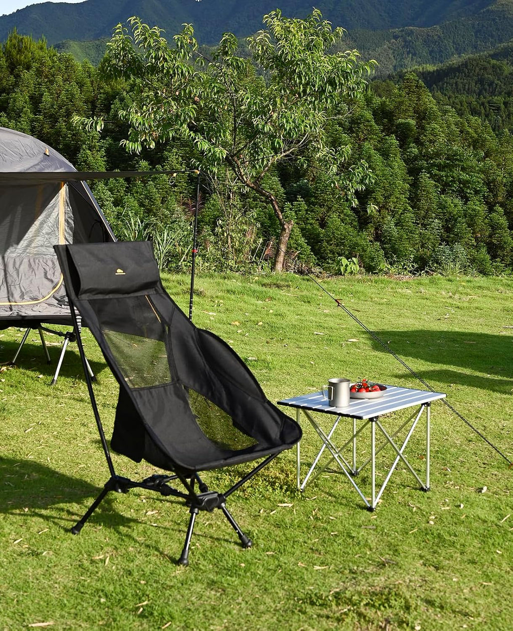 iClimb Ultralight Compact Camping Folding Table (Reinforced Nature - L)
