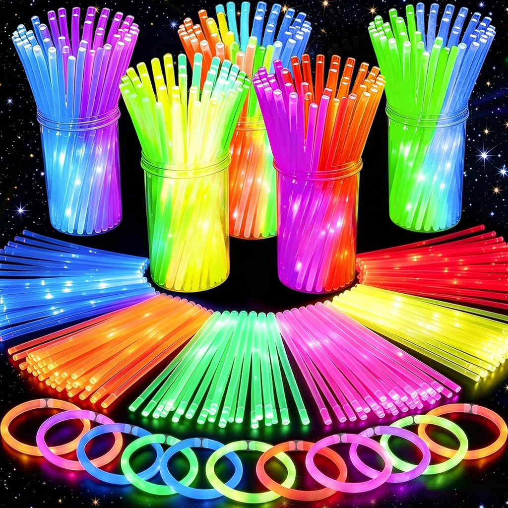 360 Pack Glow Sticks Bulk Party Pack Bright Glow in the Dark Party Supplies