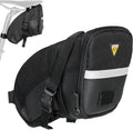 Topeak TC2262B Aero Wedge Pack with Strap Mount, Large , Black
