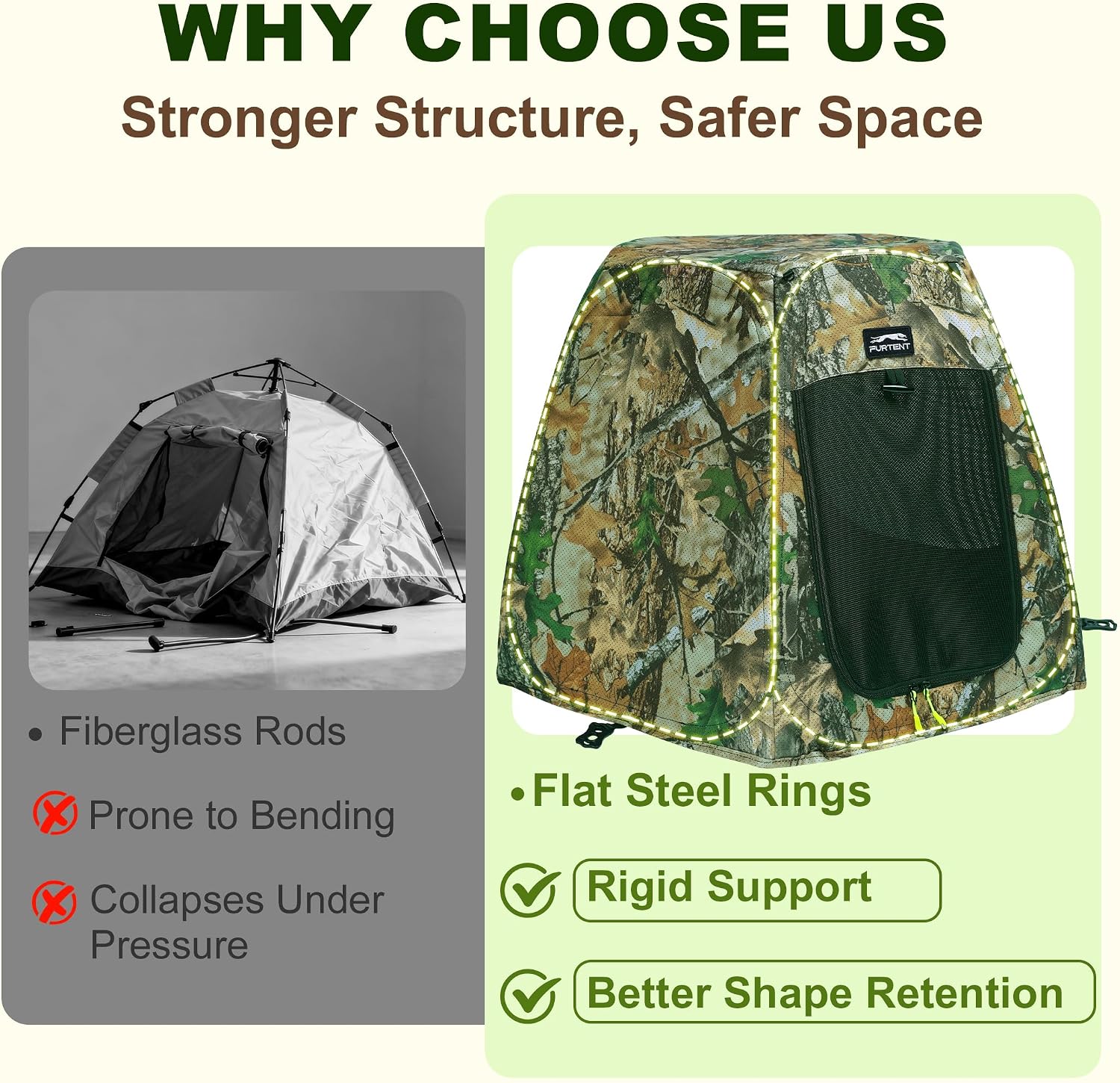 Pop Up Dog Tent Portable Cat Tent Outdoor Camping House with Washable Pad