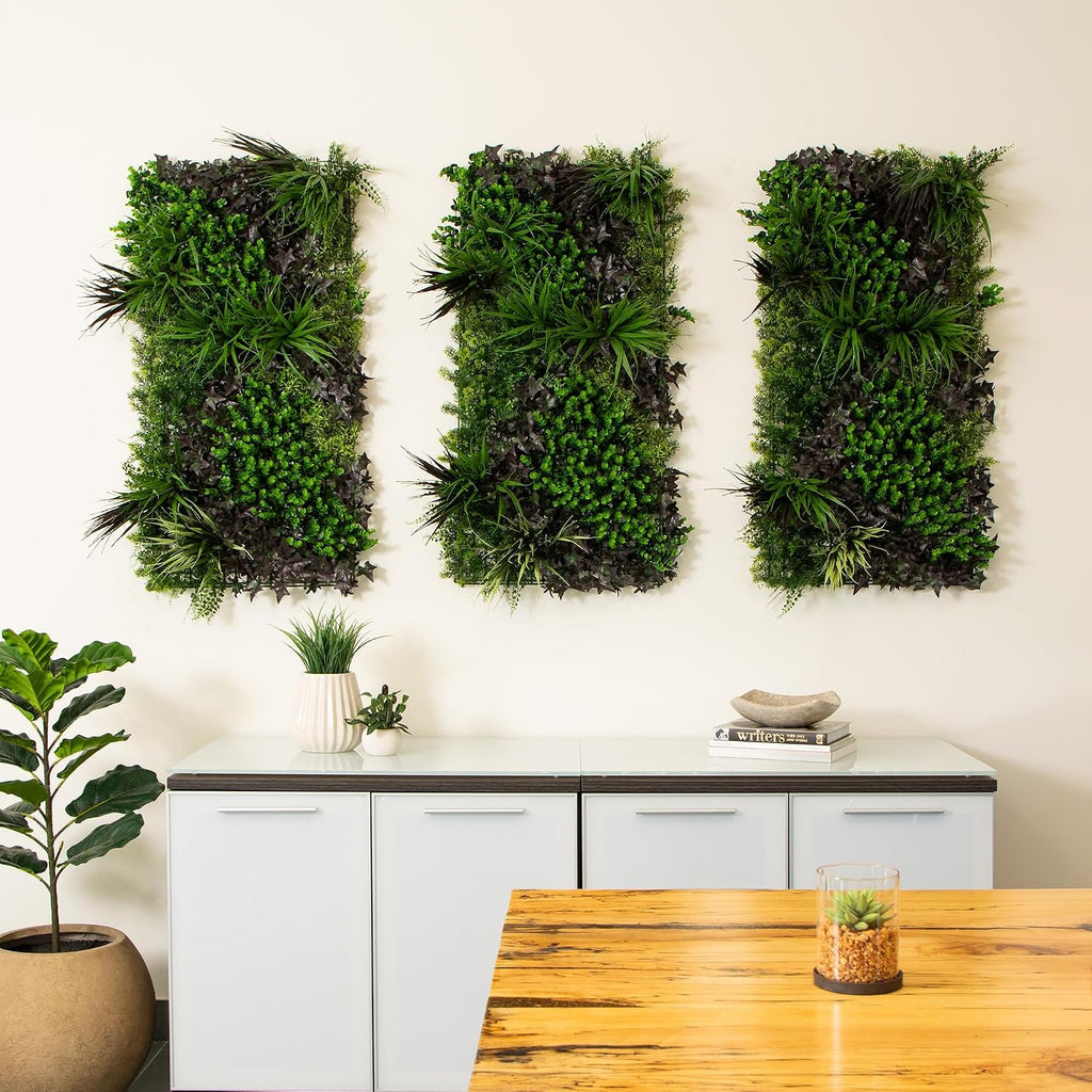 Nearly Natural Borneo Jungle Artificial Living Wall Panel, 20in x 40in, UV Resistant, Indoor/Outdoor Use