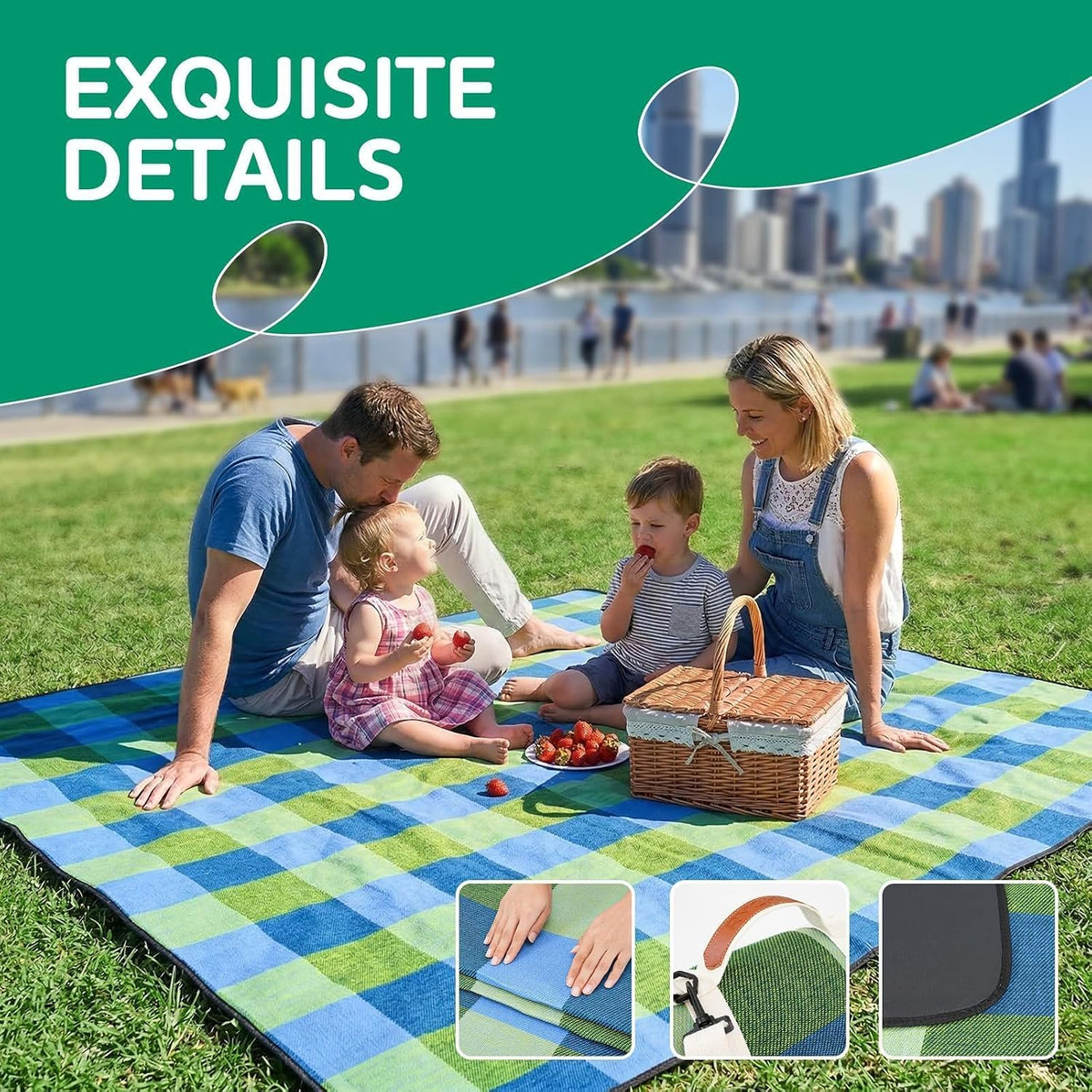 RYCHIC Extra Large Outdoor Picnic Blanket Camping Beach Mat Rug Women Teacher Coworker Work Besties Colleague Manager Supervisor Boss Executive Assistant Birthday Retirement Appreciation Unique Gifts