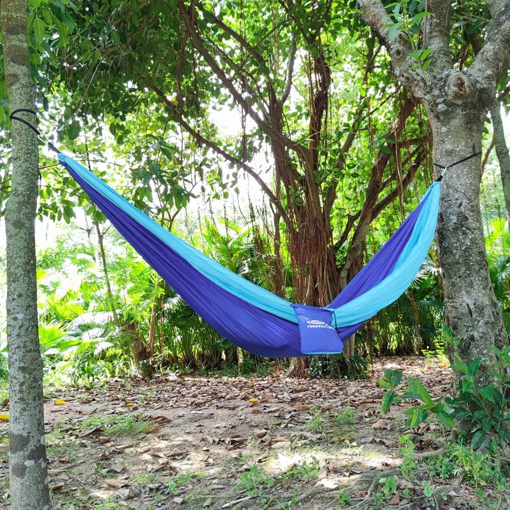 Forbidden Road Camping Hammock 400lbs Capacity Portable Hammock for Outside, Backyard, Travel, Backpacking, Beach