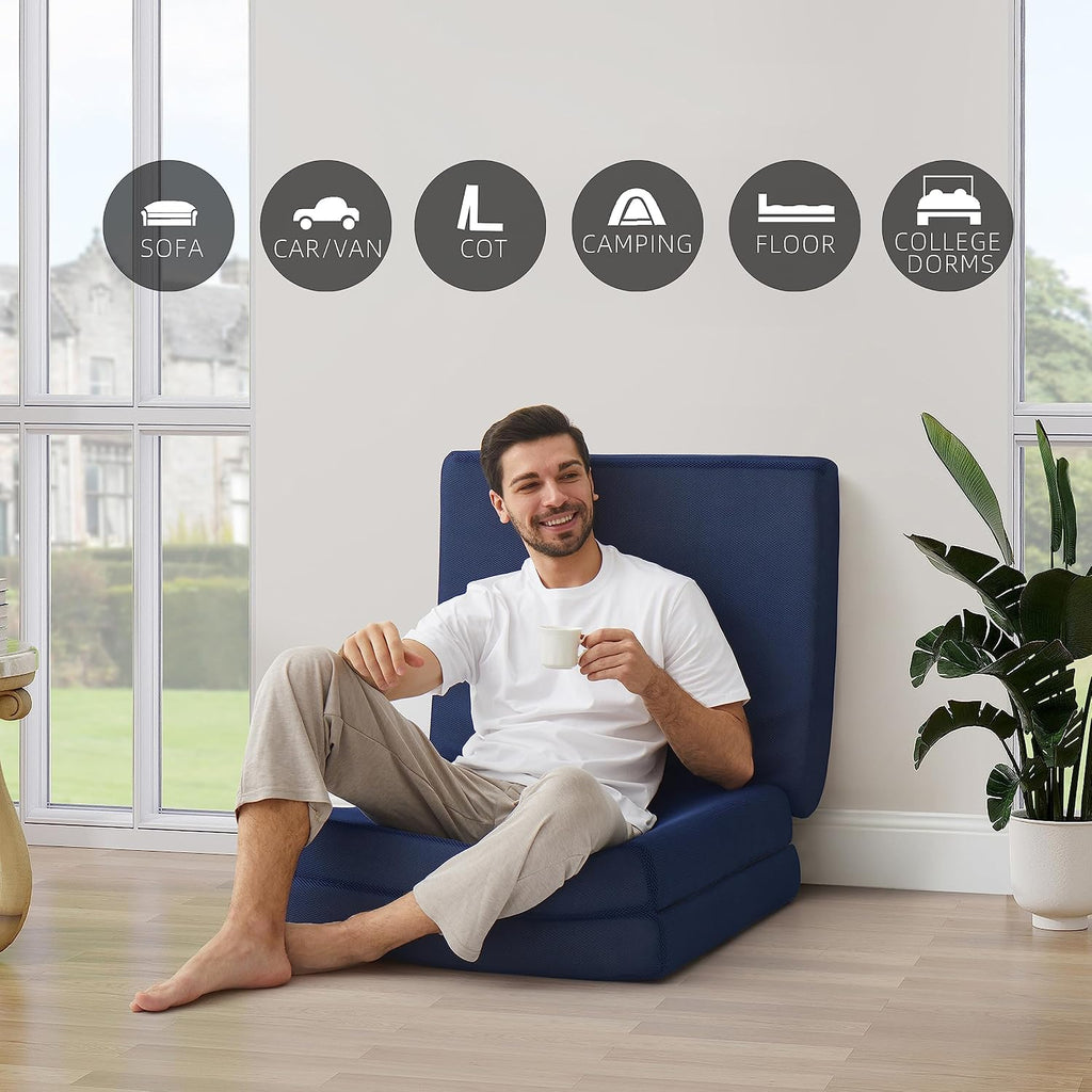 Jamdok Sleeping Mats for Adults,Memory Foam Trifold Mattress