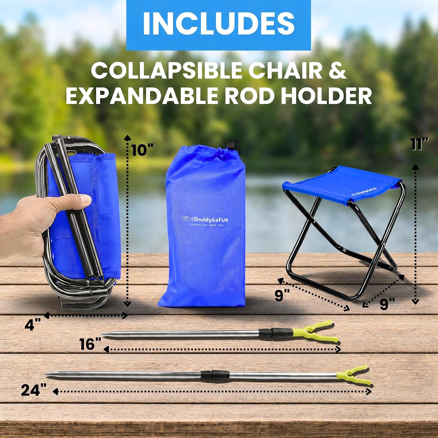 Kids Fishing Pole for Boys, Girls & Youth Age, Toddler Fishing Pole Set Kit